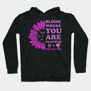 Month Of The Military Child Bloom Where You Are Planted Hoodie